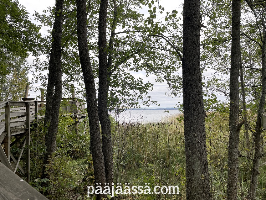 Lokakuun maisemaa lintutornilla